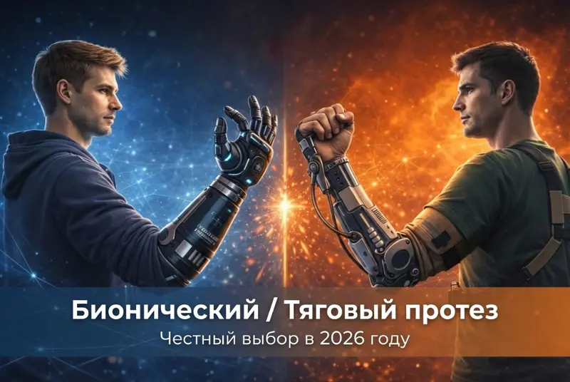 Тяговый или бионический протез: честный выбор в 2026 году