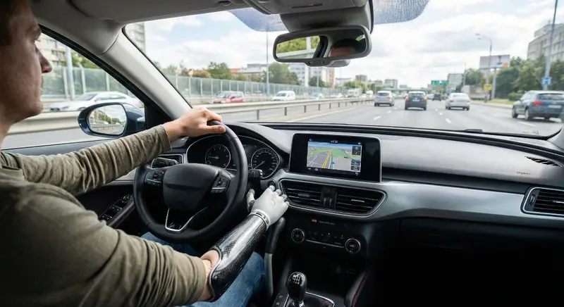 Вождение после ампутации: технологии и законы 2026 года