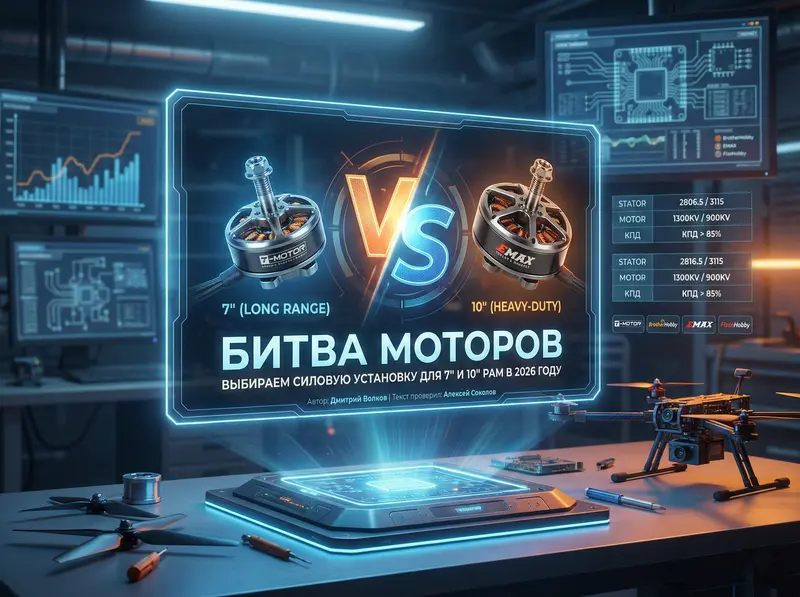 Битва моторов: выбираем силовую установку для 7" и 10" рам в 2026 году