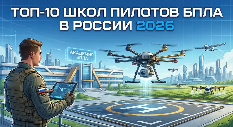 Рейтинг школ пилотирования БПЛА: где учиться на оператора дрона в 2026 году