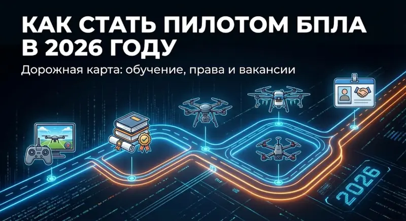 Дорожная карта пилота БПЛА: от первого симулятора до работы в штате