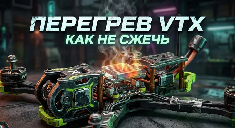 Перегрев видеопередатчика (VTX): Как не сжечь электронику и обеспечить чистую картинку