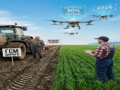Сравнение традиционных методов и современных агродронов: экономия 30%