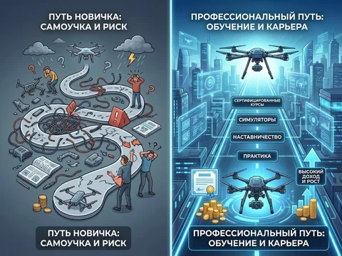 Будущее в руках оператора: управление БПЛА как профессия будущего