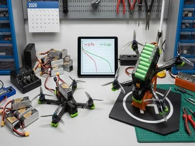 Сравнение Li-Po и Li-Ion аккумуляторов: тестирование на FPV-дронах